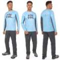 Лонгслив мужской Finntrail Wave Logo 6613 LightBlue (S)