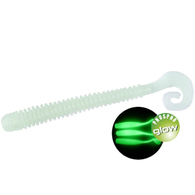 Силиконовая приманка Croxy G-Tail Twist Long 4,0" цвет 08 (уп/6шт)