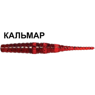 Силиконовая приманка Crazy Fish Polaris 2.2" 17-54-11-6 кальмар цв. ruby (рубин)