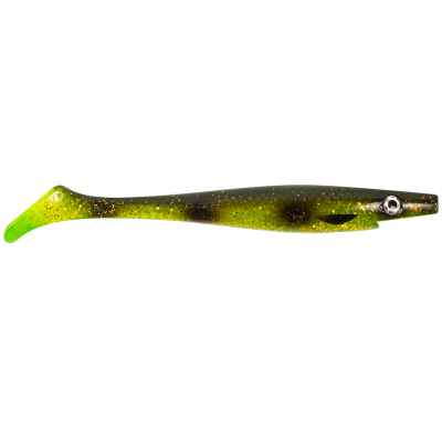 Силиконовая приманка XXL Strike Pro Giant Pig Shad 26см 130гр  Olive Spotted Bullhead #134 (9927410)