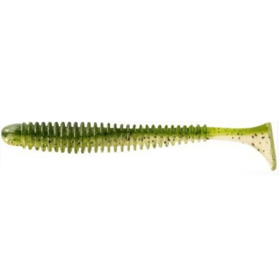 Мягкая приманка Allvega Skinny Tail 5см 1г (8шт.) цв. Green pumpkin