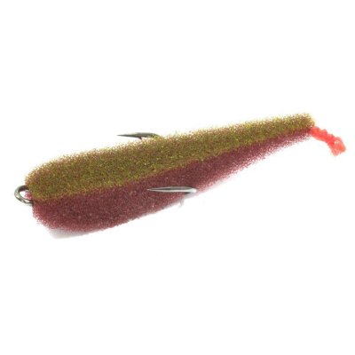 Поролоновая рыбка Lex Zander Fish 7 BLB (кирпичное тело/салатовая спина/красный хвост) ZF7OD-BLB