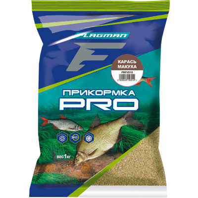 Прикормка для рыбы Flagman PRO 1кг - Карась Макуха