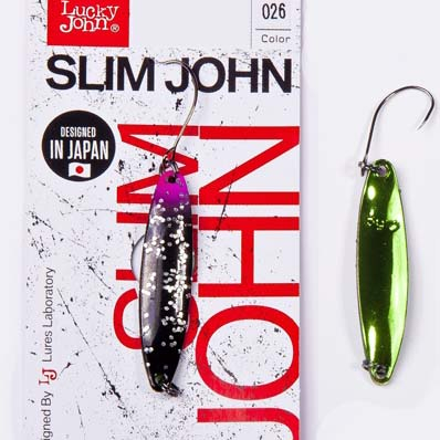 Блесна колеблющаяся Lucky John Slim John 37мм 2.5гр. цв. 026