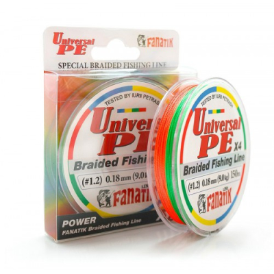 Шнур Fanatik Universal PE X4 150m (#1,5) 0.20 mm