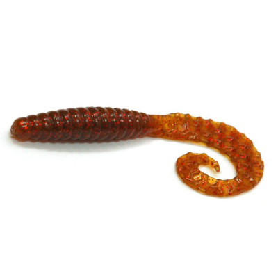 Силиконовая приманка Bait Breath Curly Grub 2.5" цв. #Ur23
