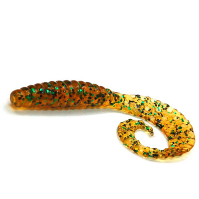 Силиконовая приманка Bait Breath Curly Grub 3.5" цв. Ur24