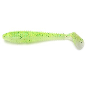 Силиконовая приманка Keitech Swing Impact Fat 3.8" PAL #02 Lime Chart Shad