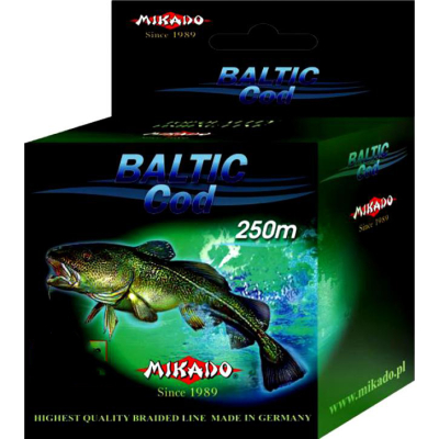 Плетеный шнур Mikado Baltic Cod Green 250м 0,20мм - 16,00кг