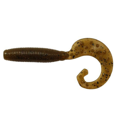 Силиконовая приманка Reins Fat G Tail Grub 4" цв. #002 Green Pumpkin