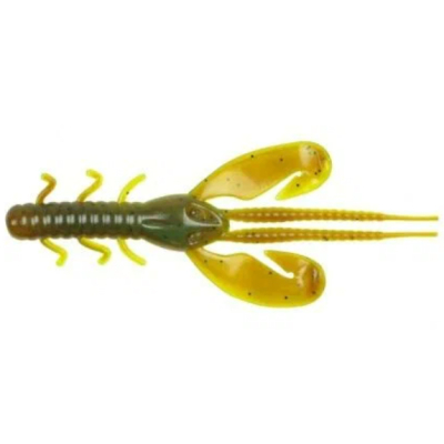 Приманка силиконовая Berkley Powerbait Rocket Craw 8см #Breen-Clear CharTreuse