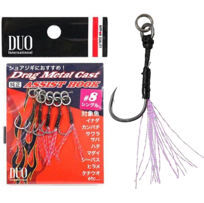 Крючок-ассист DUO Drag Metal Cast Assist Hook DC-SP #14 (5шт)