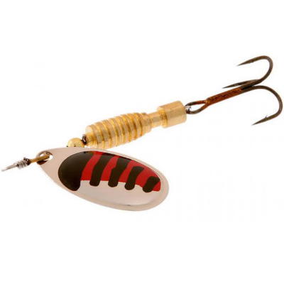 Блесна вращающаяся Norstream Silta Spinner №0 2гр. цв. silver / red back