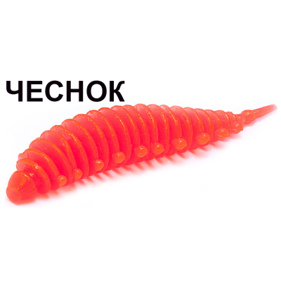 Мягкая приманка Boroda Baits Ayra Junior цв. Огненно-красный, аттр. Чеснок, 12 шт./уп.