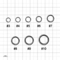 Заводные кольца Gamakatsu Ti Split Ring #3