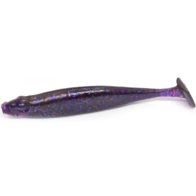 Силиконовая приманка Boroda Baits Anchous 75мм цвет ФИОЛЕТОВЫЙ (Violet)