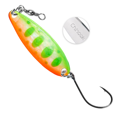 Блесна колеблющаяся Daiwa Chinook Gekiatsu 10 цвет ABC.Y.OB