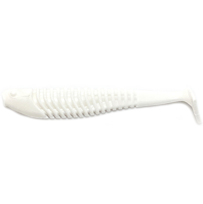 Силиконовая приманка Boroda Baits Yakudza 110 mm "БЕЛАЯ СМЕРТЬ" (White Death)