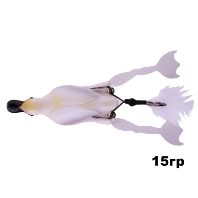 Приманка Savagear 3D Hollow Duckling Weedless S 7,5cm 15g 04-White 57652