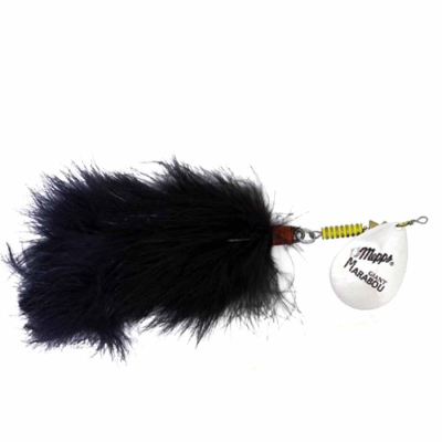 Блесна вращающаяся Mepps Giant Marabou AG Noir
