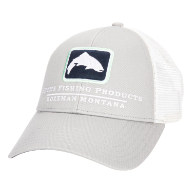 Кепка Simms Small Fit Trout Icon Trucker, Sterling