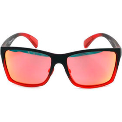 Очки поляризационные Extreme Fishing OBS-171, цвет оправы Матовый черно-красный градиент, цвет линз Красный Revo