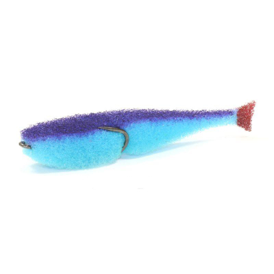 Поролоновая рыбка Lex Classic Fish CD 10 BLPB (синее тело/фиолетовая спина/красный хвост) CF10CD-BLPB