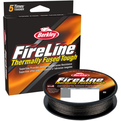 Леска плетеная Berkley Fireline Fused Original 150м Темносерая 0,17мм 10,7кг SMOKE