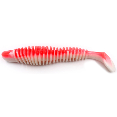 Силиконовая приманка Yaman Pro Arris Shad 2,5" цвет #27 - Red White (уп. 7 шт.)