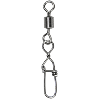 Вертлюг с карабином Norstream Rolling swivel Germany snap (10 шт.) № 10