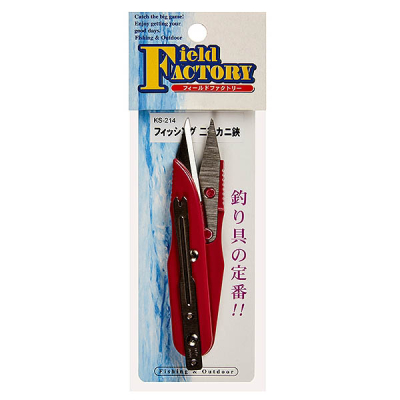 Кусачки для лески Field Factory Fishing Multipurpose Crab Scissors KS-214 Red