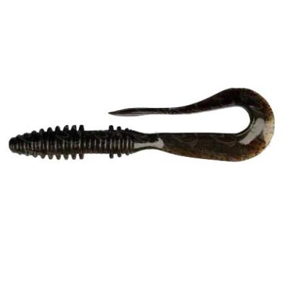 Приманка силиконовая Keitech Mad Wag Mini 2.5" #101 Green Pumpkin PP.