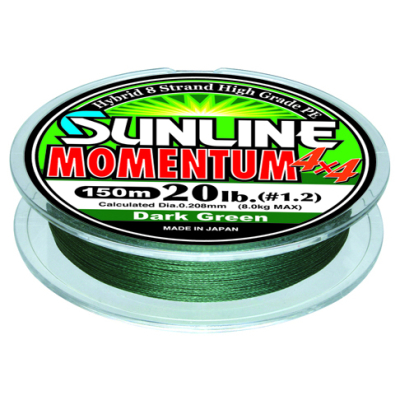 Шнур плетеный Sunline Momentum 4x4 HG 150M (D.G) #0.6