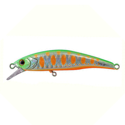 Воблер Jackall Tricoroll Ryushin 63HW цв. lime yamame