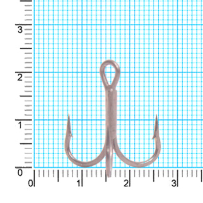 Крючок тройник Kaida CRANE Treble HookTeflonTreated H332 #4 28шт