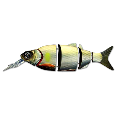 Воблер Izumi Shad Alive 5 section white fish 105 SD Floating цв. 5