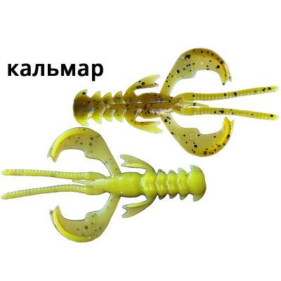 Силиконовые приманки Crazy Fish Nimble 1.2" 76-30-30d-6 кальмар цв. caddisfly pupa by MF (куколка ручейника)