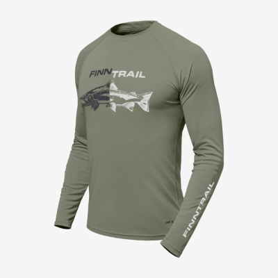 Лонгслив Finntrail Wave Fish 6611 Khaki (XS)