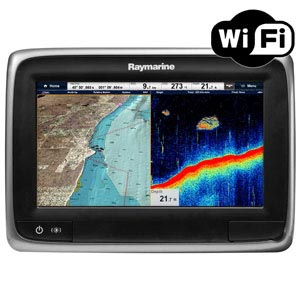 Радар/Картплоттер/Эхолот Raymarine a77 7" MFD Sonar Wi-Fi No Chart (E70167)