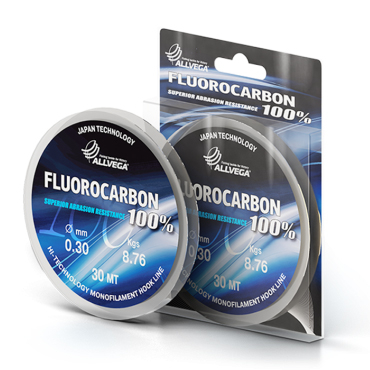 Леска Allvega FX Fluorocarbon 100% Clear (30м) - 0.12мм (LFX3012)