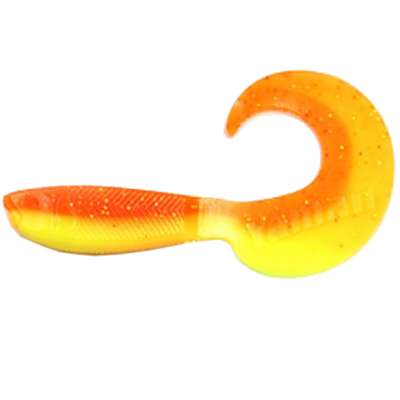Силиконовая приманка Yaman Pro Mermaid Tail 3" цвет #25 - Sunshine (уп. 10 шт.)