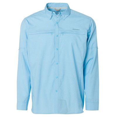 Рубашка Grundens Bayamo Cooling LS Shirt, Caribbean, XL