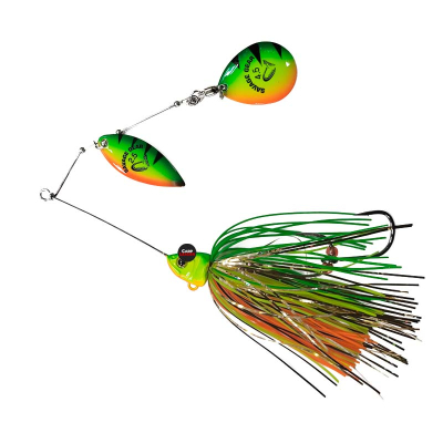 Спиннербейт Savage Gear Da-Bush Spinnerbait 140 Sinking цв. Firetiger Fluo