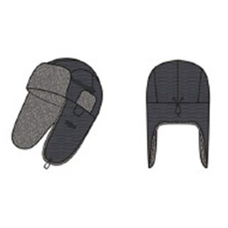 Шапка Bask Arctic Hat Soft цв. Серый Тмн размер XL