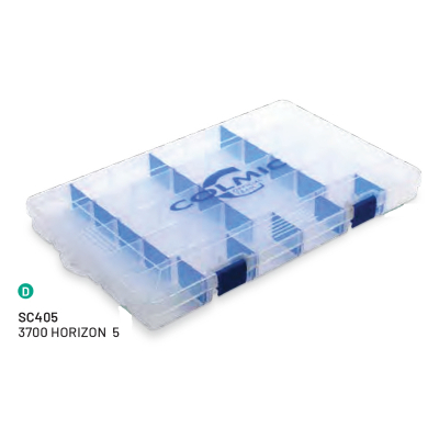 Коробка пластиковая Colmic 3700 HORIZON-4 (H. 4,7cm) 360х225х47мм (SC406)