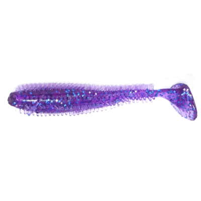 Силиконовая приманка Fox Rage Spikey Shad 9cm - Violet Glitteers NSL686