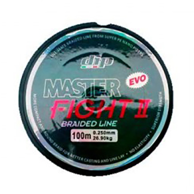 Шнур Alcedo Dip Master Fight II Braid Dark Grey 100m 0,185mm