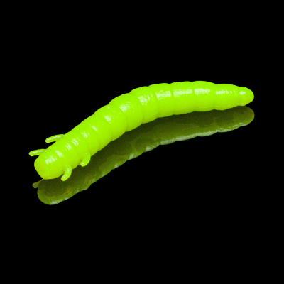 Силиконовая приманка Soorex Pro King Worm 55mm цв. #104 Chartreuse Cheese 7pcs