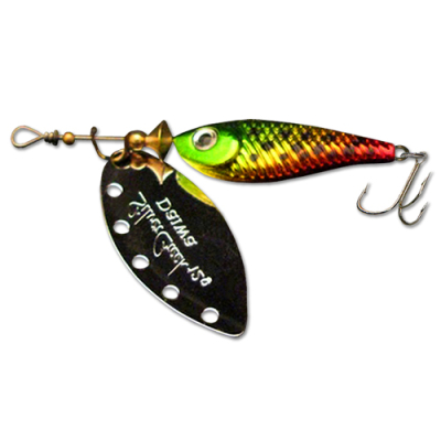Блесна вращающаяся Daiwa Silver Creek Spinner R 1180 цв. Fire Tiger