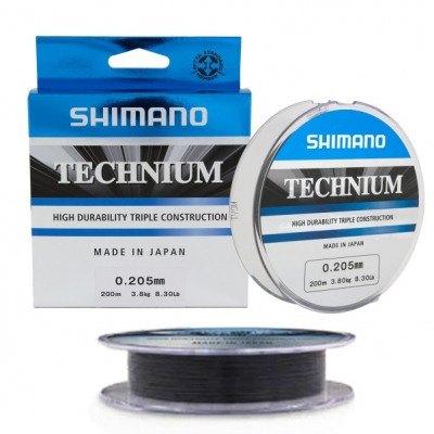 Леска Shimano Technium 200м 0,165мм 2,6кг New